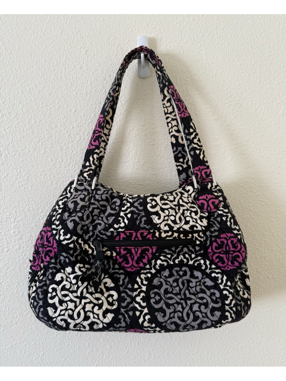 Vera Bradley Northern Lights Shoulder Bag 3 Compartments Zipper Pockets